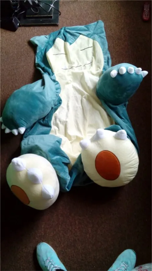 Fancytrader 59'' Giant Stuffed Snorlax Plush Anime Soft Animal Doll Pillow Bed Best Gift Can Buy Skin Cover Only (22)