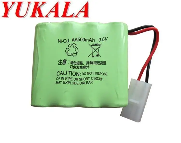 YUKALA 9.6V 400mAh Ni-CD AA battery for RC Truck RC car RC boat HQ781 HQ782 RC tank free shipping