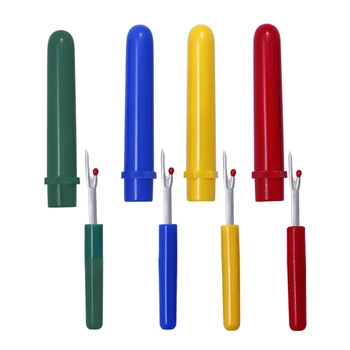 

4pcs Plastic Seam Ripper Stitch Picker Unpick Thread Cutter Sewing Tools
