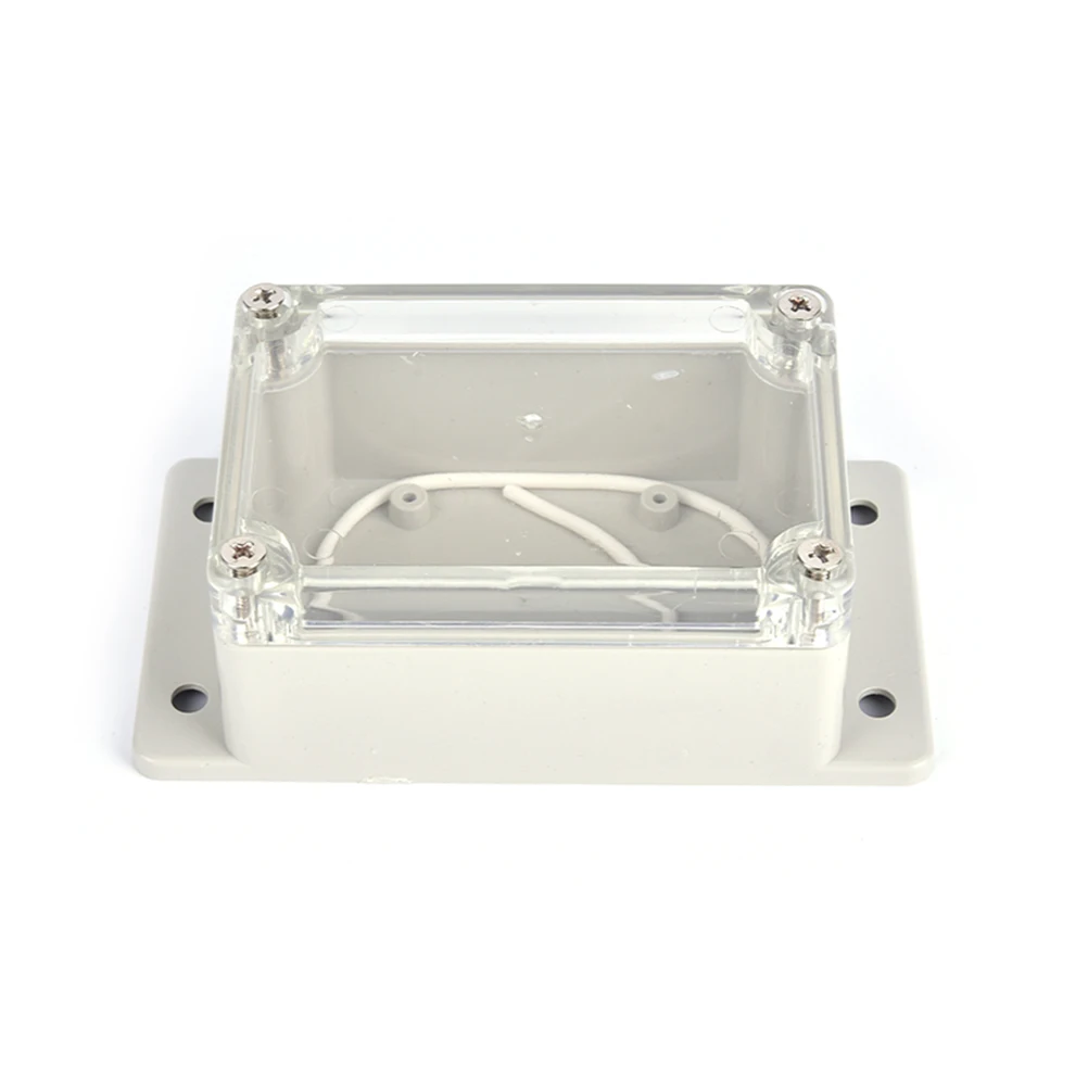 

1pcs 100*68*50mm Small Electronics Enclosure Clear Plastic Enclosure Waterproof Junction Box Switch Box DIY PLC Project Box