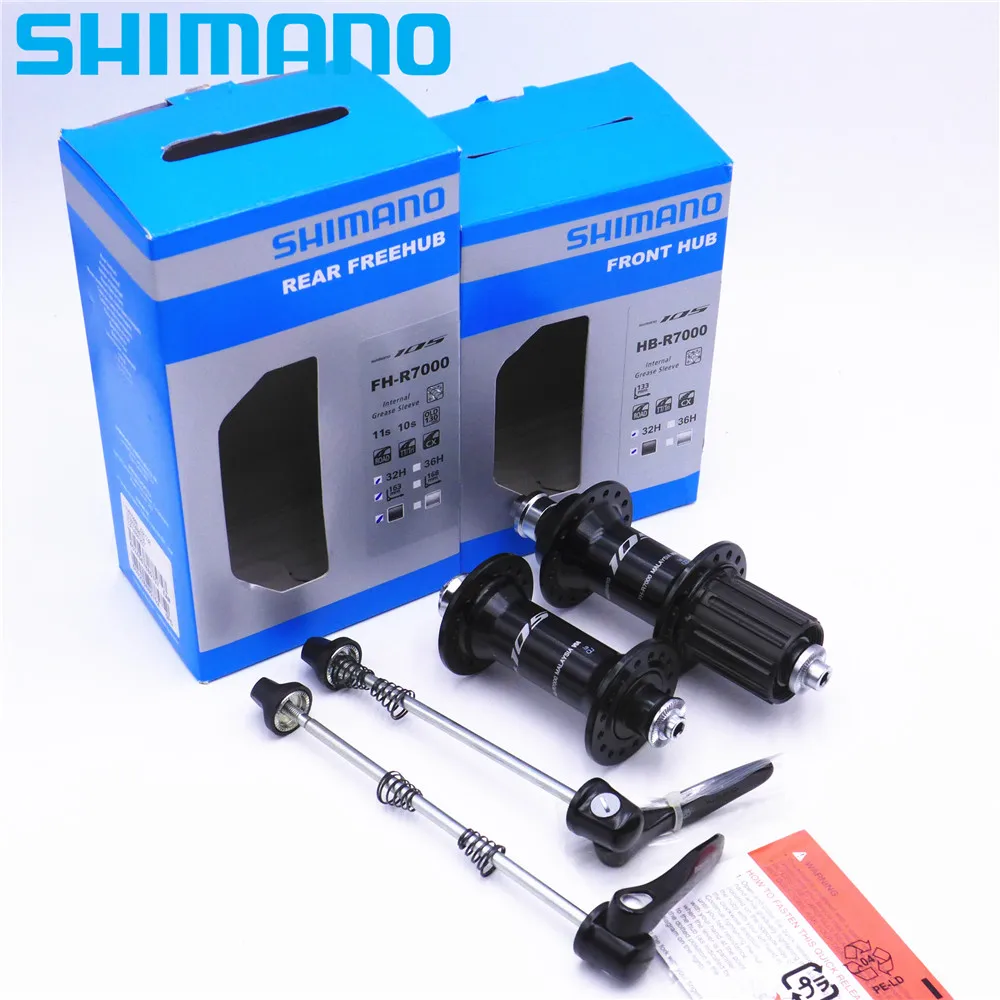 SHIMANO 105 R7000 Road Bike Hub 32 Hole Front&Freehub FH R7000 HB R7000