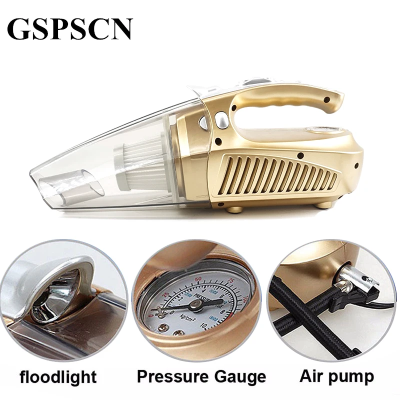 imágenes para GSPSCN multifunción Aspirador Portable Del Coche 12 V 120 W Húmedo y Aspirador Neumático de Presión Neumática de Iluminación inflable bomba imágenes para GSPSCN multifunción Aspirador Portable Del Coche 12 V 120 W Húmedo y Aspirador Neumático de Presión Neumática de Iluminación inflable bomba