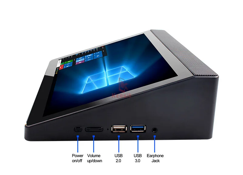 Mini PC de escritorio de computadora Tablet PC todo en uno A9 Windows 10 Home 10,1 \