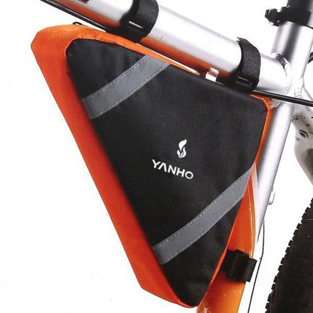 Best Cycling Bicycle Bags Front Tube Frame Bag Waterproof Triangle Mountain Bike Triangle Pouch Frame Holder Saddle Bag 2