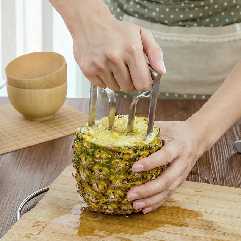 

New Style Stainless Steel Fruit Pineapple Slicer Peeler Cutter Kitchen Tool Pineapple Peeler