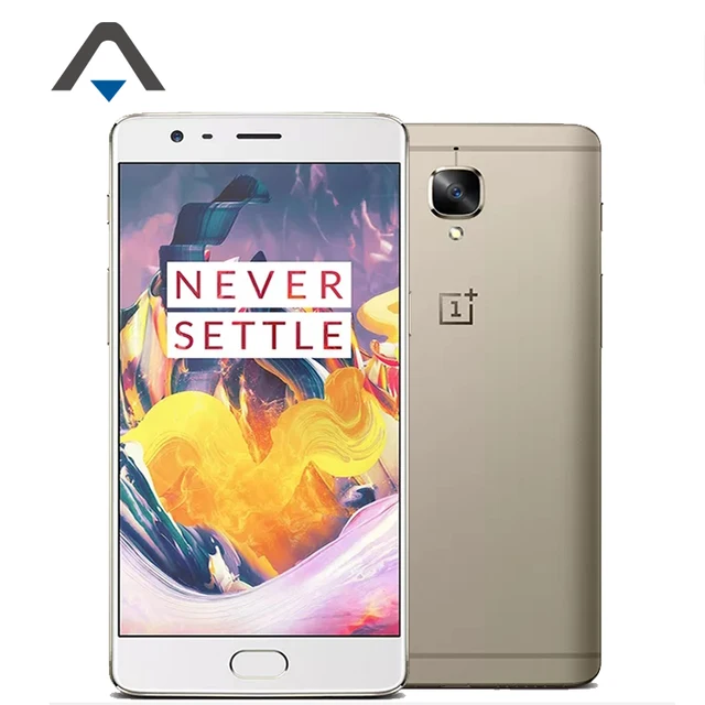 Оригинал Oneplus 3 T oneplus 3 T Android 7.0 Мобильный Телефон Snapdragon 821 Четырехъядерных Процессоров 4 Г LTE 5.5 "RAM 6 ГБ ROM 64 ГБ 16.0MP NFC Сенсорный