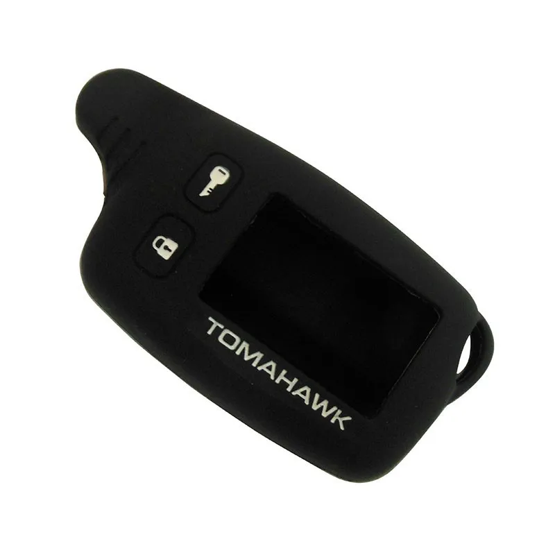 car radar Russian version TW9010 Silicone case for Tomahawk TW9010 TW9020 TW9030 TW4000 Lcd two way car remote controller front parking sensor