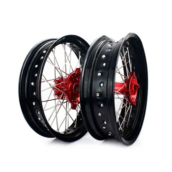 

BIKINGBOY for Honda XR650L XR 650 L 1997 1998 1999 2000 2001-2017 16 15 14 13 12 11 10 Supermoto 17*3.5 17*4.25 Wheel Rims Hubs