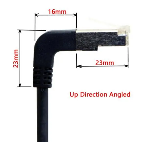 Угловой и Наклонный 90 градусов cat5e 8P8C FTP STP UTP Cat 5e Ethernet сетевой кабель RJ45 патч корд 40