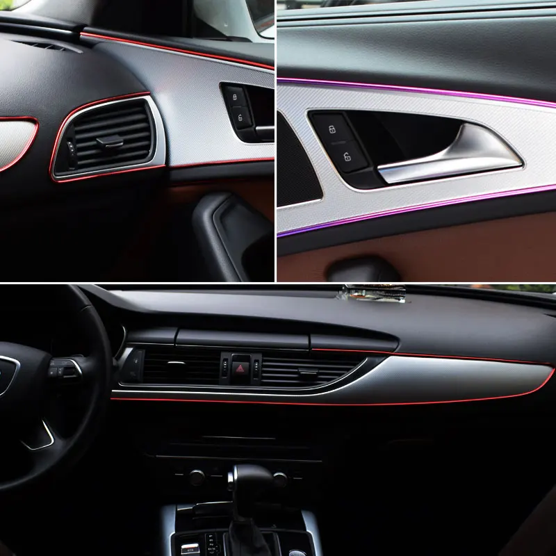 15M Auto DIY Car Styling Interior Decoration Thread Insert Type Air ... 15M Auto DIY Car Styling Interior Decoration Thread Insert Type Air ...