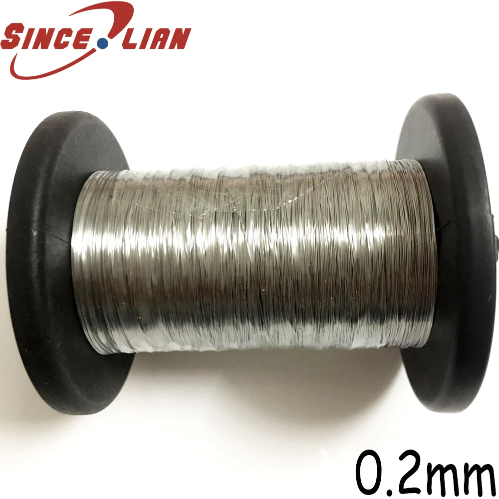 

304 Stainless Steel Wire Rope Alambre Softer Fishing Lifting Cable 0.2mm Diameter 304 Wire Single Soft Wire Fine Line 100M