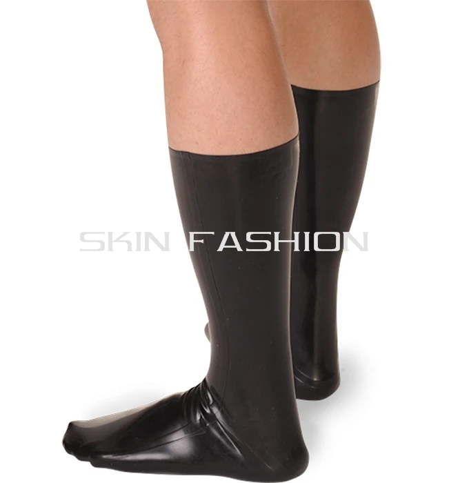 

Free shipping !! Latex calf socks black
