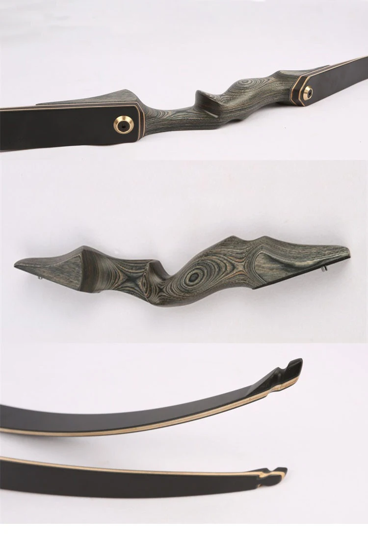 Tiro com Arco para Tiro e Caça Bestas Alvo Caça Polegada Destacável Arco Recurvo 30-60 Lbs Mão Direita 60 7 Cheap Arco e flecha