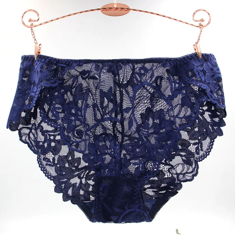 

High quality Women's briefs sexy lingeries Plus size 6XL large size Breathable transparent hollow underwears women panties