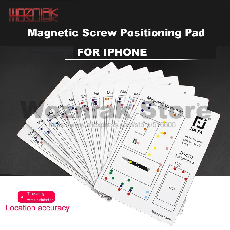 Aliexpress.com : Buy Magnetic Screw Mat Work Guide Pad for iphone X 5 4 ...