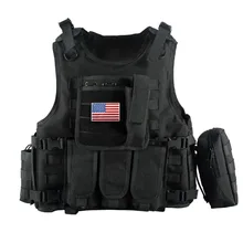Helmet Hornbills Military Tactical Vest Camouflage Body Armor Sports Wear Hunting Vest Army Molle Police Vest Black