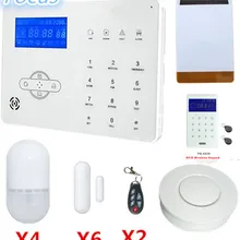 Фокус ST-IIIB Беспроводная GSM сигнализация Домашняя безопасность Охранная сигнализация система с солнечной энергией стробоскоп Falsh Siren