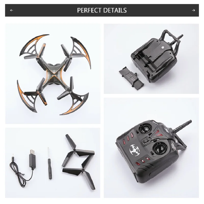 2.4GHZ gyro four axis aircraft drone 4CH smart remote control blade quadcopter drone with hd camera