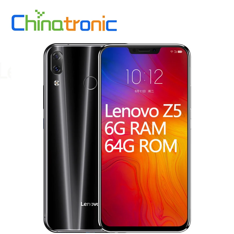 Lenovo Z5 L78011 6 ГБ 64 Гб ZUI 3 9 4G FDD LTE мобильный телефон 2 дюйма FHD + 2246x1080 Snapdragon 636