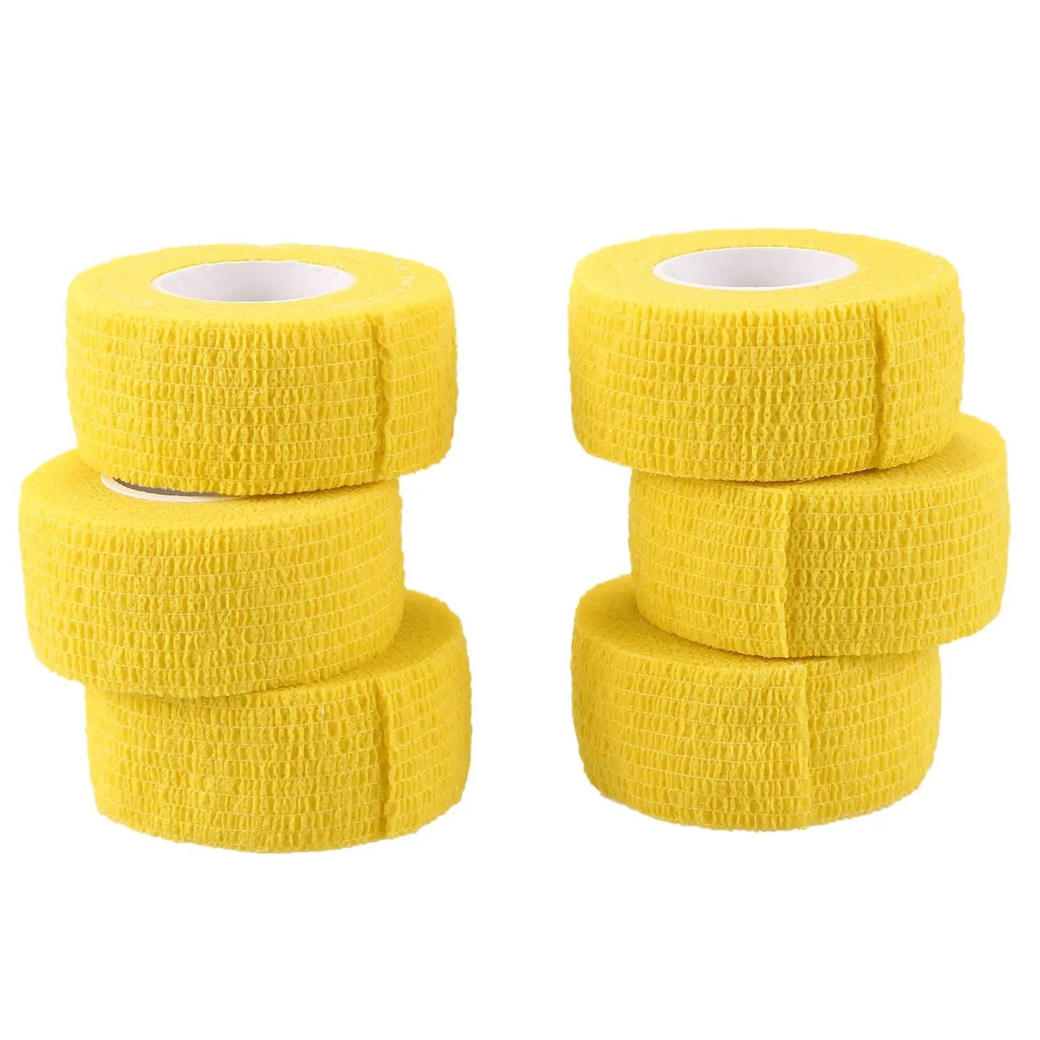 DSGS 6 PCS First Aid Medical Self Adhesive Elastic Bandage Tape (2.5cm