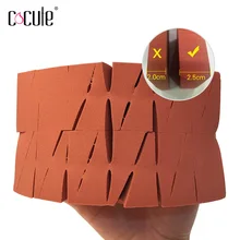 Cocute 24 шт треугольник макияж спонж-пуховка для лица основа пудра крем пуховка для макияжа гладкая пудра Красота косметическая кисточка