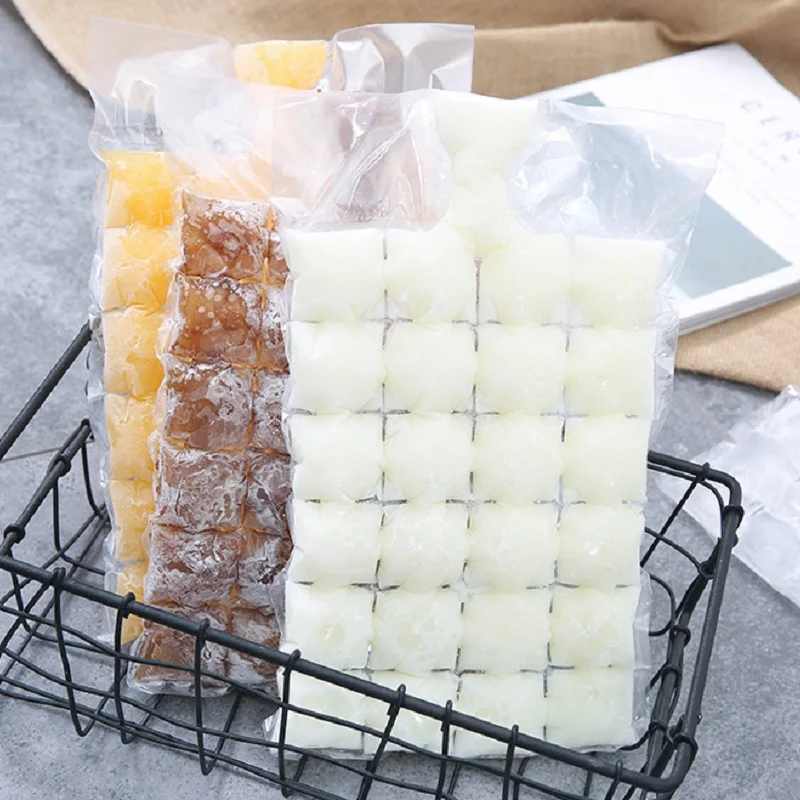 ice bag PE material Refrigerator ice mold Ice making bag 100pcs