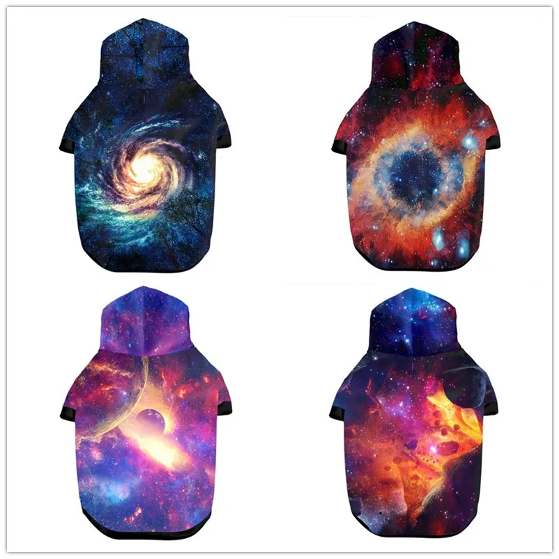 

Pet Cloth 3D HD Dog Hoodie Funny Unique Star Design Cool Winter Clothing for Small Large Dogs Cat Puppy Dogs Clothes Coat