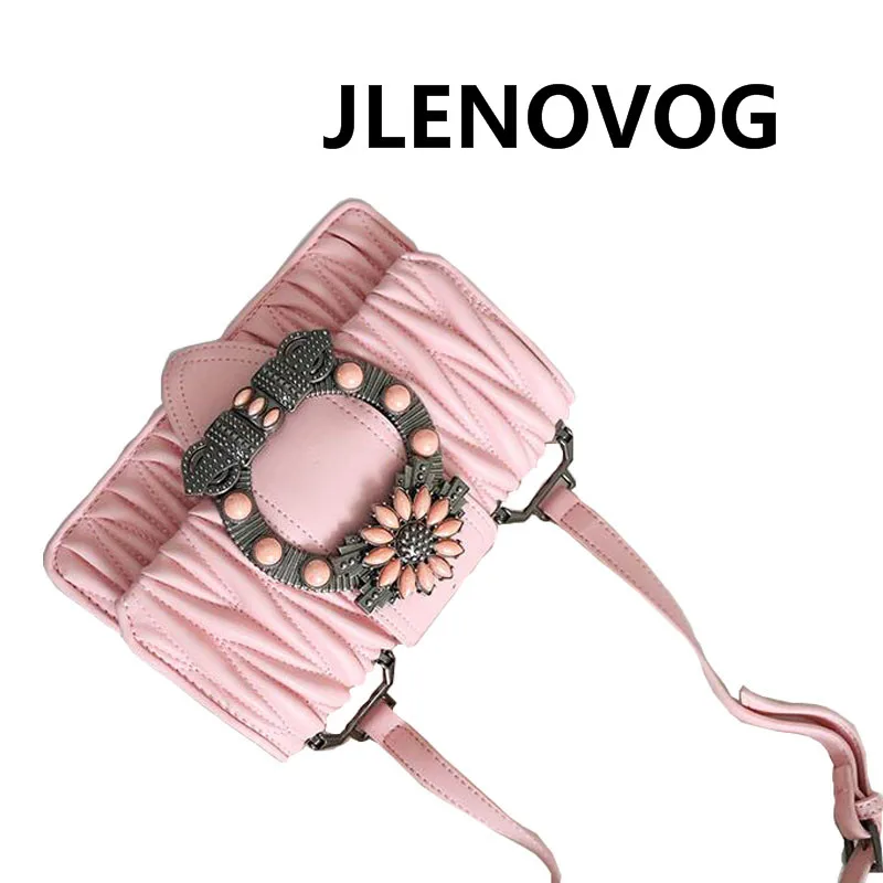 

One Shoulder Diagonal Handle Soft Handle Outdoor Travel Spring New Retro Diamond Rhinestone Gemstone Bag