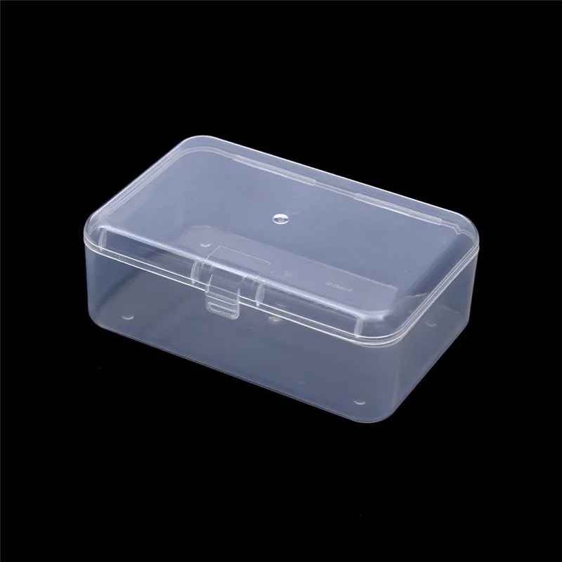 

1PC Transparent Plastic Storage Box Clear Square Multipurpose Display Case Top