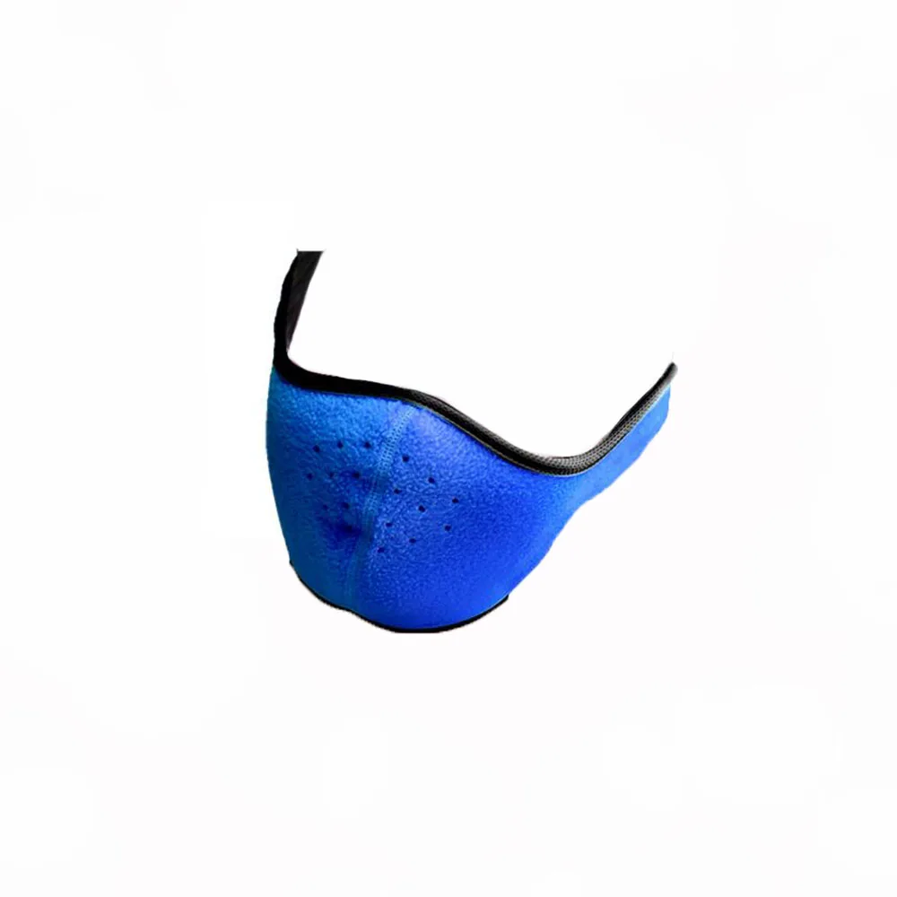 Тренировочная маска велосипедная полумаска для лица зимние спортивные Маски Ветрозащитный для велоспорта Велоспорт Лыжная сноуборд уличная Пылезащитная маска - Цвет: blue