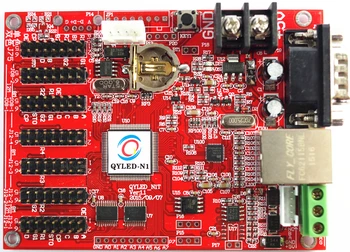 

With font library Support LED software secondary development Garage Parking lot QR code Network port LED control card