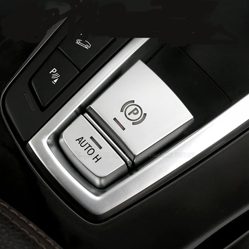 

Car Parking Brake Switch P Button ABS Abss Chrome Cover for BMW F10 F07 F01 X3 F25 X4 F26 F11 F06 X5 F15 X6 F16 Car accessories