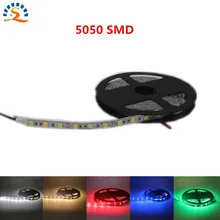 2017NEW 0.5m 1m 3m 5m 5050SMD LED Strip Flexible Lamp Belt Super Bright 12v DC 300LEDS