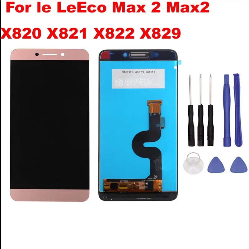 Для le LeEco Max 2 Max2 X820 X821 X822 X829 ЖК-экран+ сенсорная панель дигитайзер Замена для Letv x823 серый