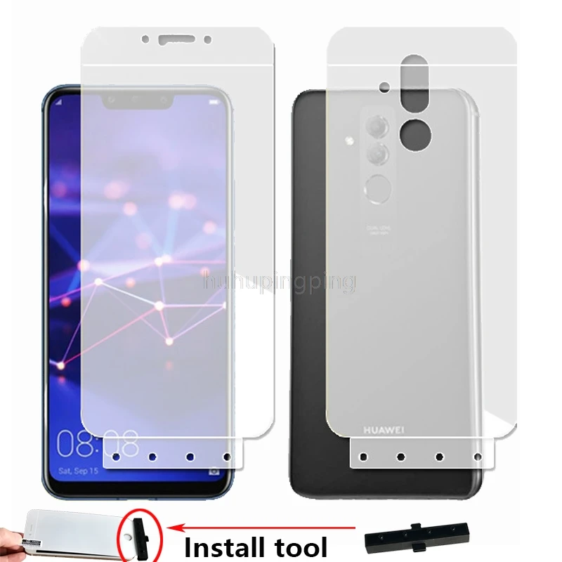 

Soft 4D Full Body Protection Smart Assist Hydrogel Film for Huawei Mate 20 Lite 6.3" Anti-Scratch AUTO Fixed Screen Protector
