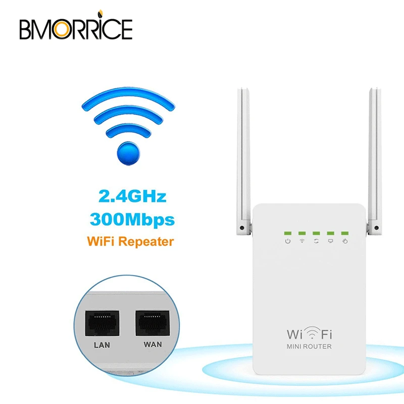 

PIXLINK 300Mbps WiFi Router Amplifier Network Expander Repeater Power Extender Roteador 2 Antenna for TPLINK Xiaomi Tenda Router