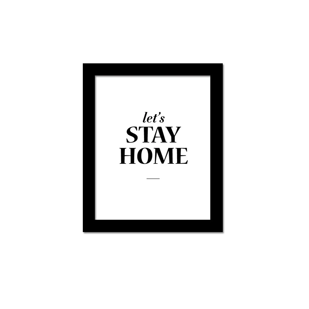 

Stay Home Quote Canvas Art Print Painting Poster, Wall Pictures For Home Decoration, Wall decor posters