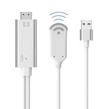 Wireless WiFi HDMI espejo Cable WiFi Display Dongle receptor para MHL Cable para iPhone, Android y Windows MirrorCast Dongle adaptador(China)