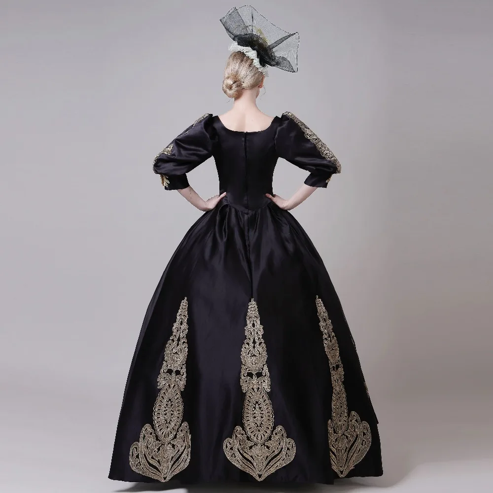 19世紀rococo先史時代のボールガウン黒のビクトリア朝の期間ドレス仮面舞踏会のドレスtheatreドレス Aliexpress Women S Clothing