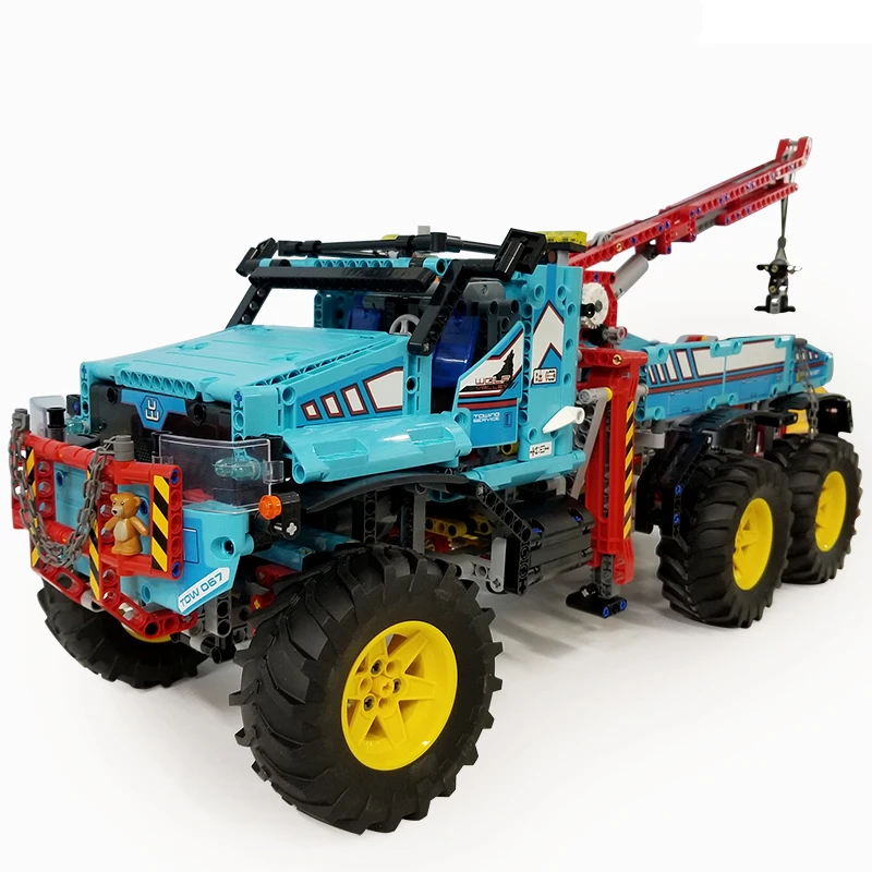 

Model Building Blocks toys 20056 1912Pcs 6X6 All Terrain Tow Truck compatible with lego Technic Series 42070 DIY toys & hobbies