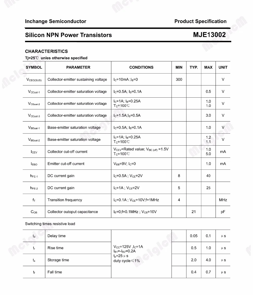 MCIGICM 5000 шт. MJE13002 линейный триодный транзистор TO-92 1.2A 400V NPN