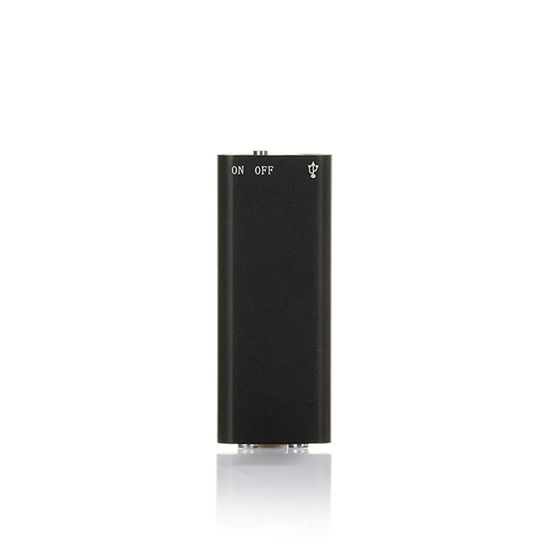 Профессиональный мини 4 ГБ 8 ГБ 16 ГБ диктофон цифровой аудио рекордер мини диктофон MP3 плеер USB флеш-накопитель gravador de voz - Цвет: Черный