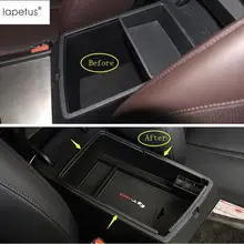 Lapetus Accessori Per KIA Optima K5 Modello Automatico 2016 2017 2018 Centrale Multifunzione Contenitore di Scatola di Immagazzinaggio Della Copertura Kit 1 pz