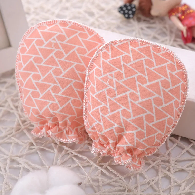 100% Cotton Baby Anti Scratching Gloves Newborn Gloves Protection Face baby Mittens Glove Infant Accessories shake baby's hand