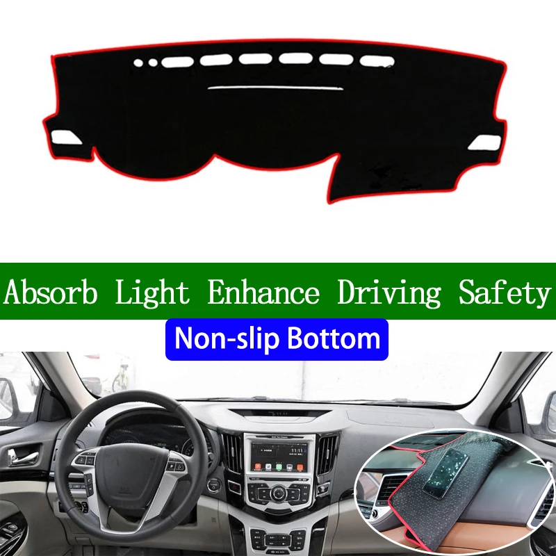 

Нескользящая Нижняя крышка приборной панели для BYD e5 2016 2017 2018, автомобильные наклейки, автомобильные наклейки, аксессуары для салона автомобиля