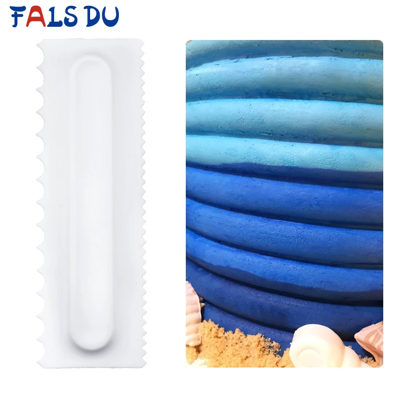  3/4pcs Cake Scraper Decorating Comb Tool Cake Scraper Cutter Smoother Cream Decorating Baking Tools
