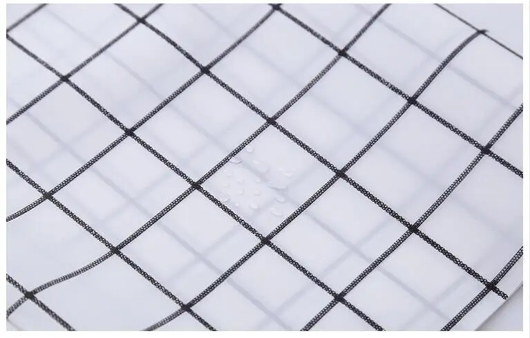 DZ nordicskathol водостойкая безмасляная пластиковая скатерть в клетку, покрытая ПВХ скатерть, коврик