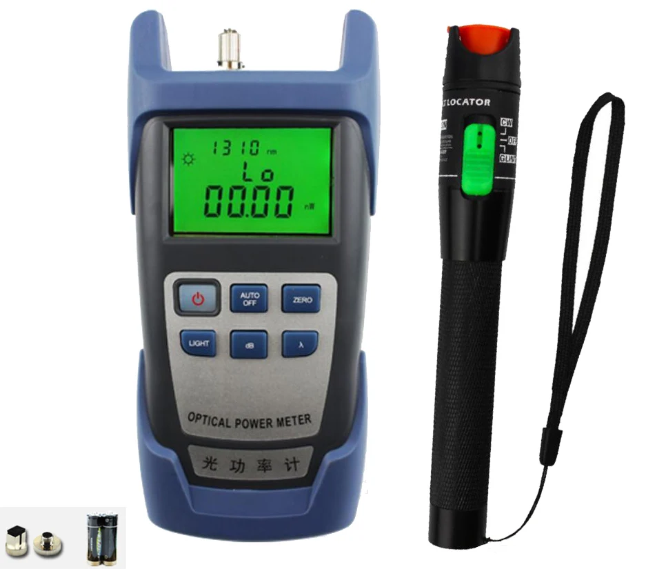 

2 in 1 Fiber optic tool kit 30MW VFL fiber optic visual fault locator and -70~+10bdm fiber optic laser power meter Free shipping