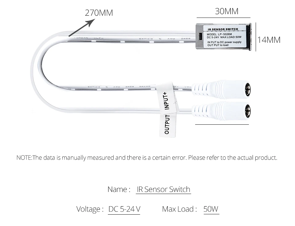 EeeToo LED Proximity Switch Lamp LED Strip for Kitchen Closet Under Cabinet Night Light Hand Wave Sensor Light Control Switches (4)