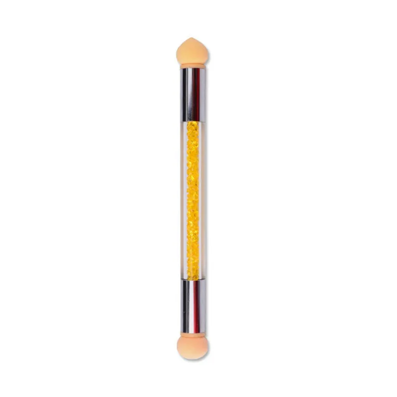 Bittb ногтей художественные губки кисти градиентная ручка блестящая пудра Гель-лак для рисования кисть для ногтей маникюра инструменты для самостоятельного дизайна айропуфинг - Цвет: BBTN-Yellow